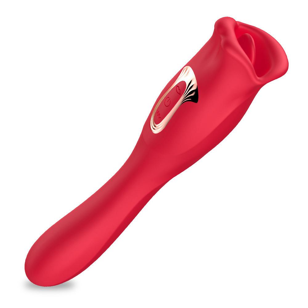 Tongue Licking Biting Vibrator for Women Oral Clitoris Nipple AnalStimulator Vagina Vibrators Female Masturbator Adult Sex Toy