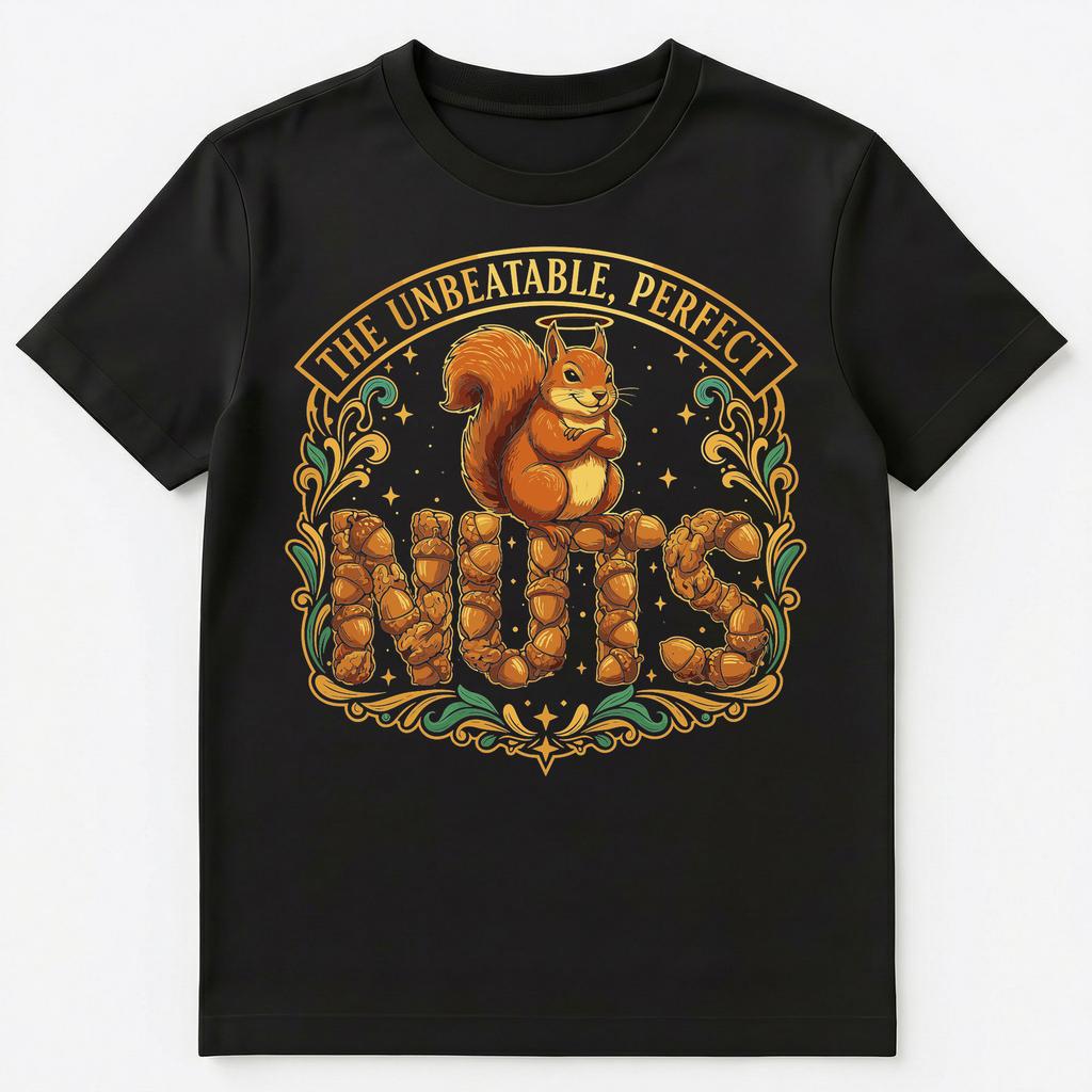 Poker Player Perfect Nuts Squirrel Animal Graphic Unisex T-Shirt