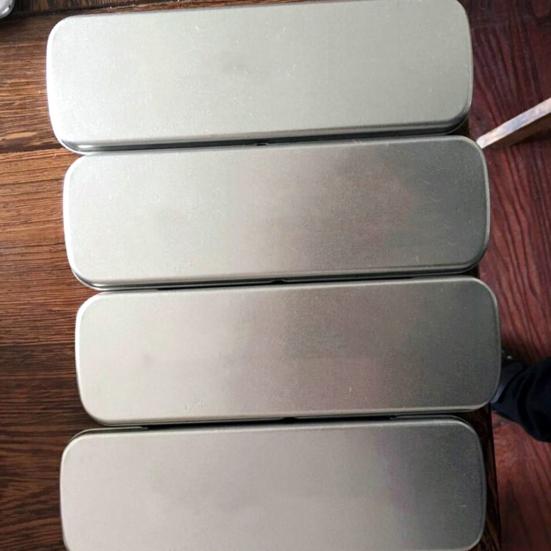 Large Capacity Pen Box Heavy Duty Metal Rectangle Multifunction Boys Girls Students Pencil Stationery Holder Organizer Case School Supplies