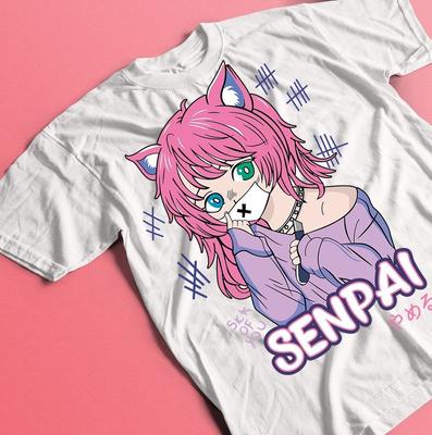 Anime Waifu Material Unisex Tee, Darling Lewd Shirt, Otaku Gift, Anime Lover