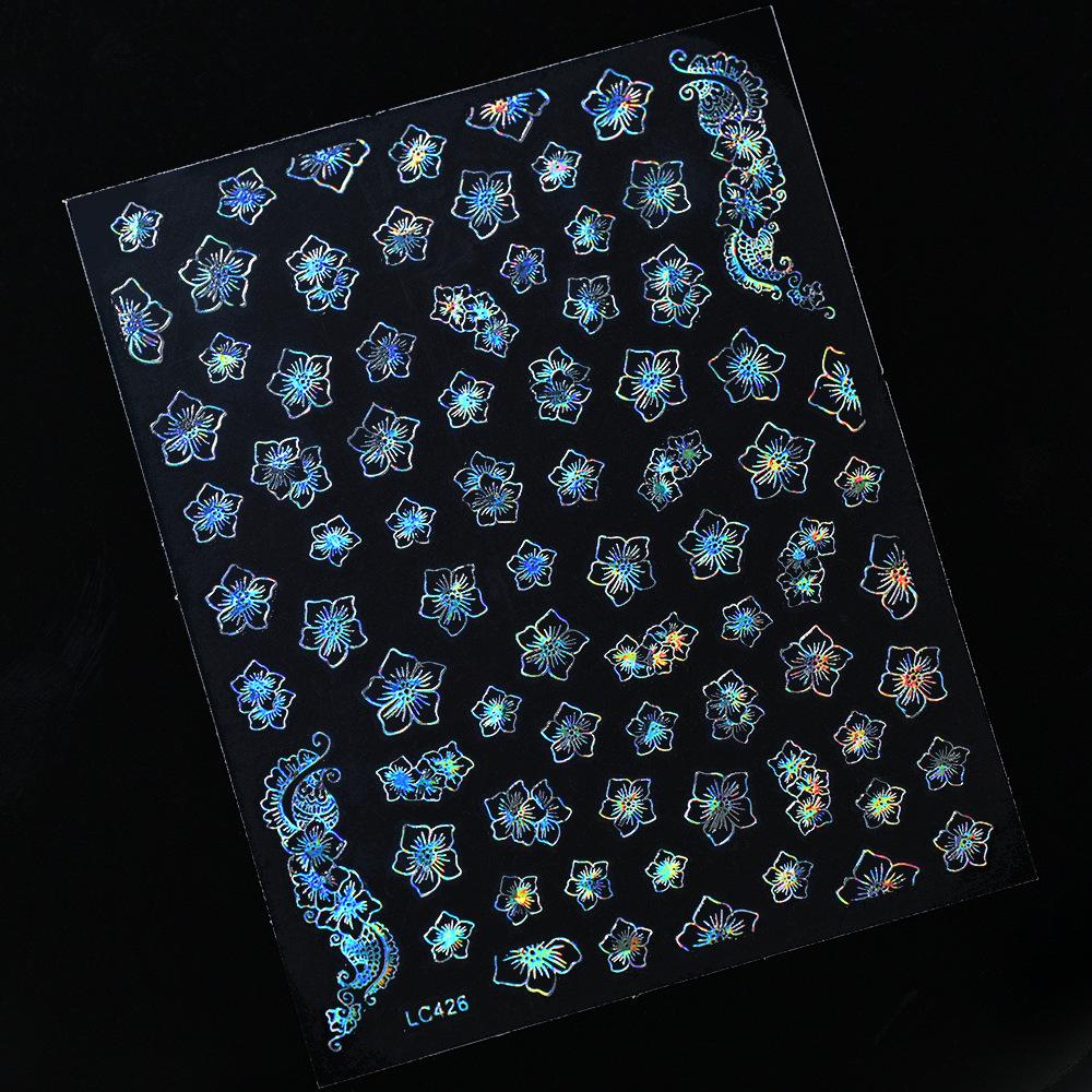 Black Heart-Shaped Japanese Manicure Sticker, Small Fresh Lines Love Striped Nail Decorative Decal