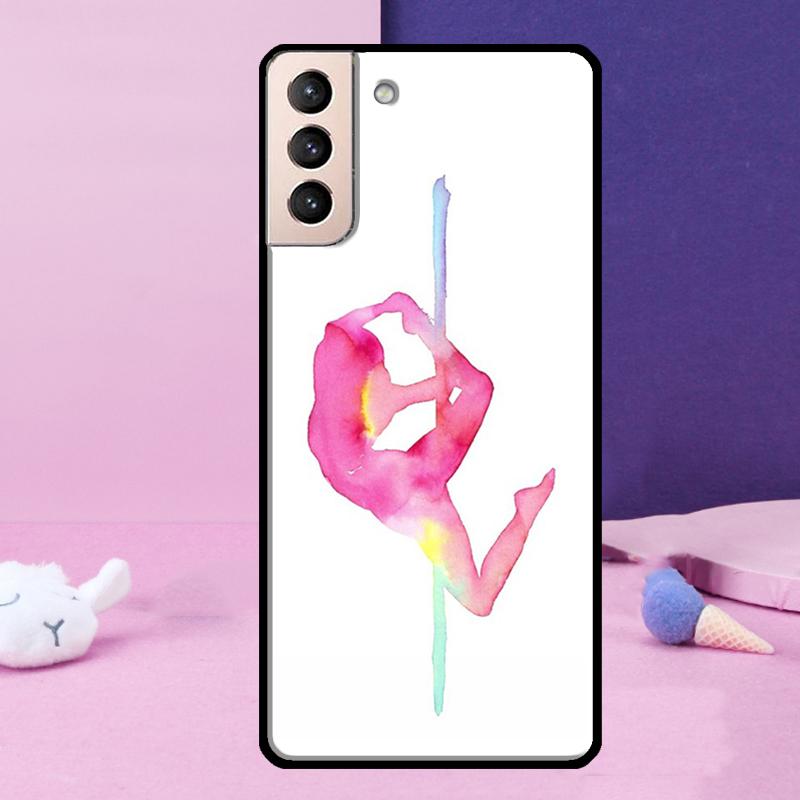 Pole Dancer Dancing Phone Case For Samsung Galaxy S25 Ultra S24 S23 Ultra S9 S10 S20 S21 S22 Plus S24 FE Cover