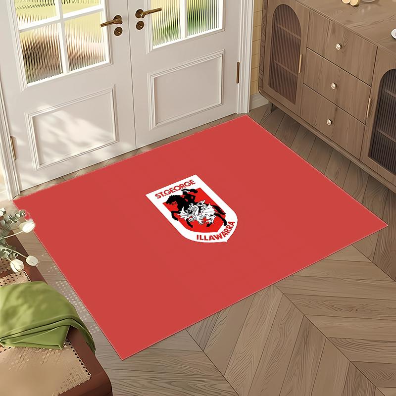St George Illawarra Dragons (14) Büurteppich Eleganter Bodenteppich für Büro Wohnzimmer Schlafzimmer und Innenräume