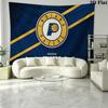 Indiana Pacers Logo Wall Tapestry Aesthetic Wall Hanging Printed Fabric Blanket Decorative Tapestries for Bedroom Living Room Home Decor