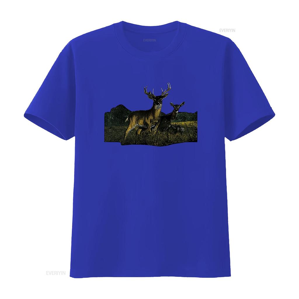 Vintage 90s Deer Nature T Shirt Size Xl Vintage Top For Everyday Wear Streetwear Fashion Homme Comfortable Unisex