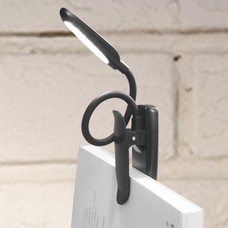 LED Eye Protection USB Clip-On Desk Lamp for Reading