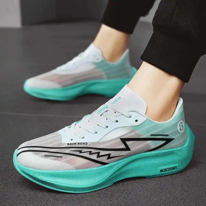 Fashion Tennis Sole Outdoor Mint Green Shoes Woven Men's Sports Tennis Luxury Brand Man Sneakers Hit Nice Wide Foot Top Luxury