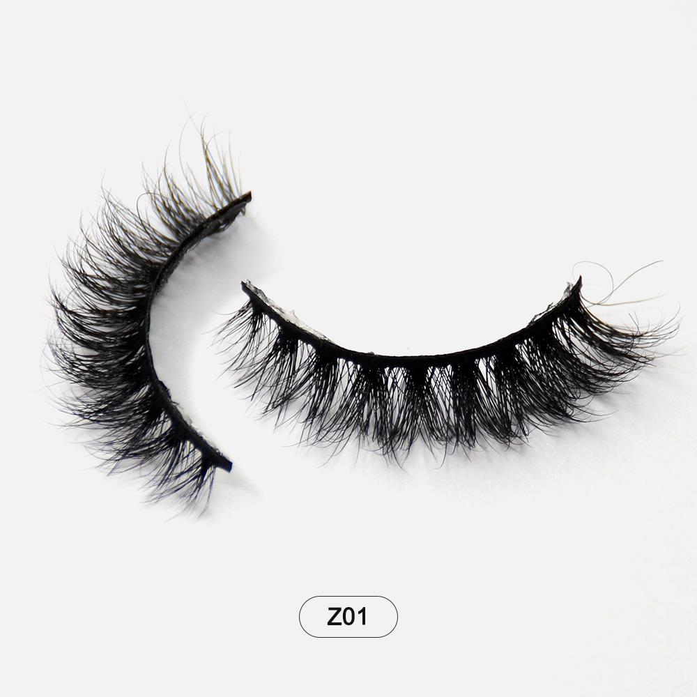 Dropshiping Makeup Mink Lashes Fluffy Soft Full Fake Eyelashes Natural False Eyelashes Wispy Lash Extension