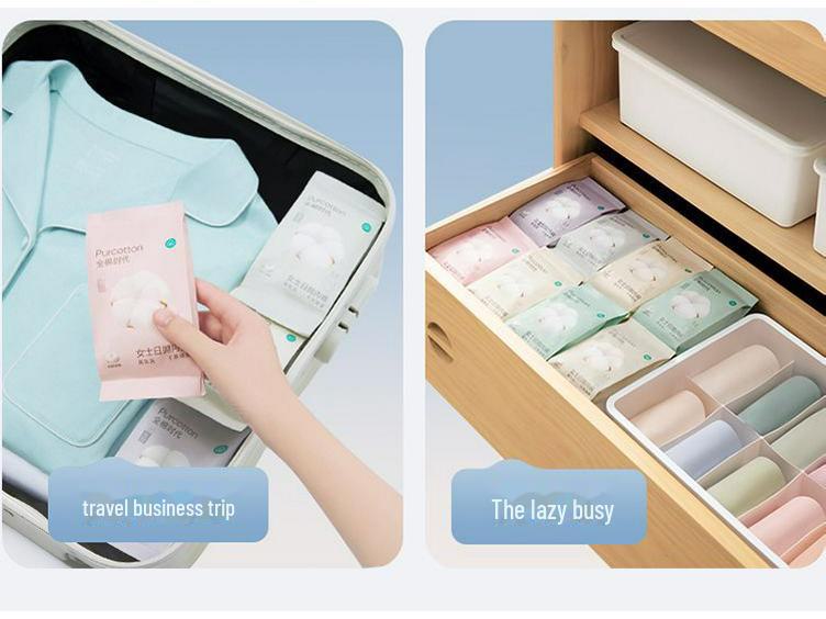 Sterilized Cotton Disposable Underwear for Men & Women - Large Size