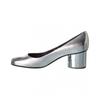 Salvatore Ferragamo Ferragamo Farrah Leather Pump Silver