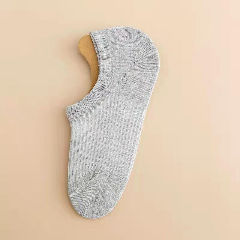 Dopamine Boat Socks: Non-Slip, Solid Color, No Heel, Low-Cut, Lightweight Summer Socks