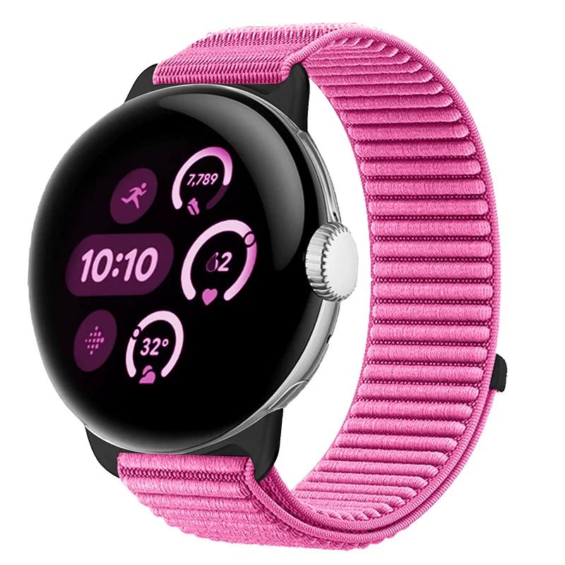 Band For Google Pixel Watch 4 3 2 1 Strap 41mm Accessories Sport Nylon Loop Elastic Belt Bracelet Correa Pixel Watch 3 4 45mm