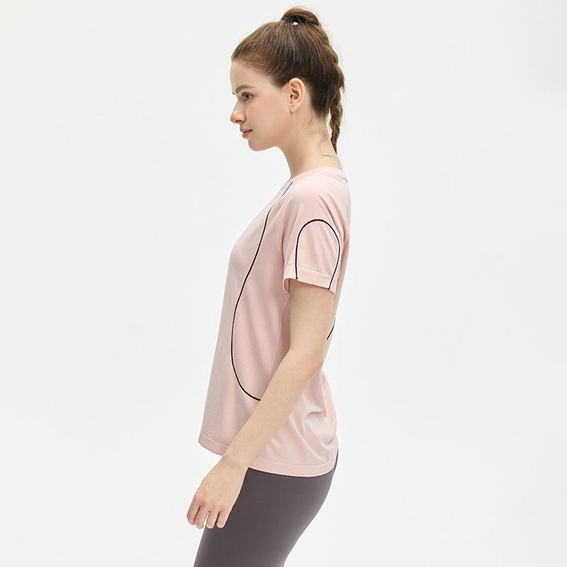 

New Color Block Soft Skin-Friendly Short-Sleeve Cycling T-Shirt for Spring/Summer Medium