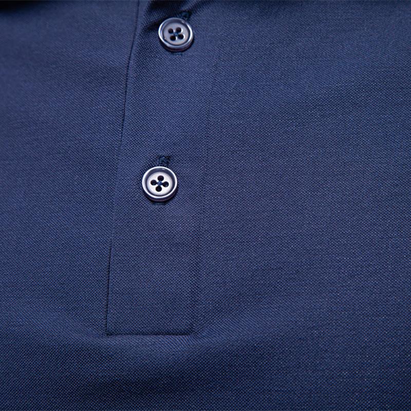 Ralph Lauren 2026 Spring/summer Men's Embroidery Jacquard Lapel Polo Shirt Casual High-quality Tencel Solid Color Short Sleeved T-shirt