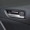 Carbon Fiber Inner Car Door Handle Bowl Cover Trim For Toyota Corolla -2025