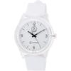 Q&Q SmileSolar Analog Solar Waterproof Watch with Urethane Strap Men's White RP10-001