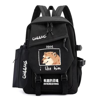 Cheems Meme Interesting Doge Backpack Unisex Men Women Bag Pack Funny Rucksack Korean Style Mochila Schoolbag