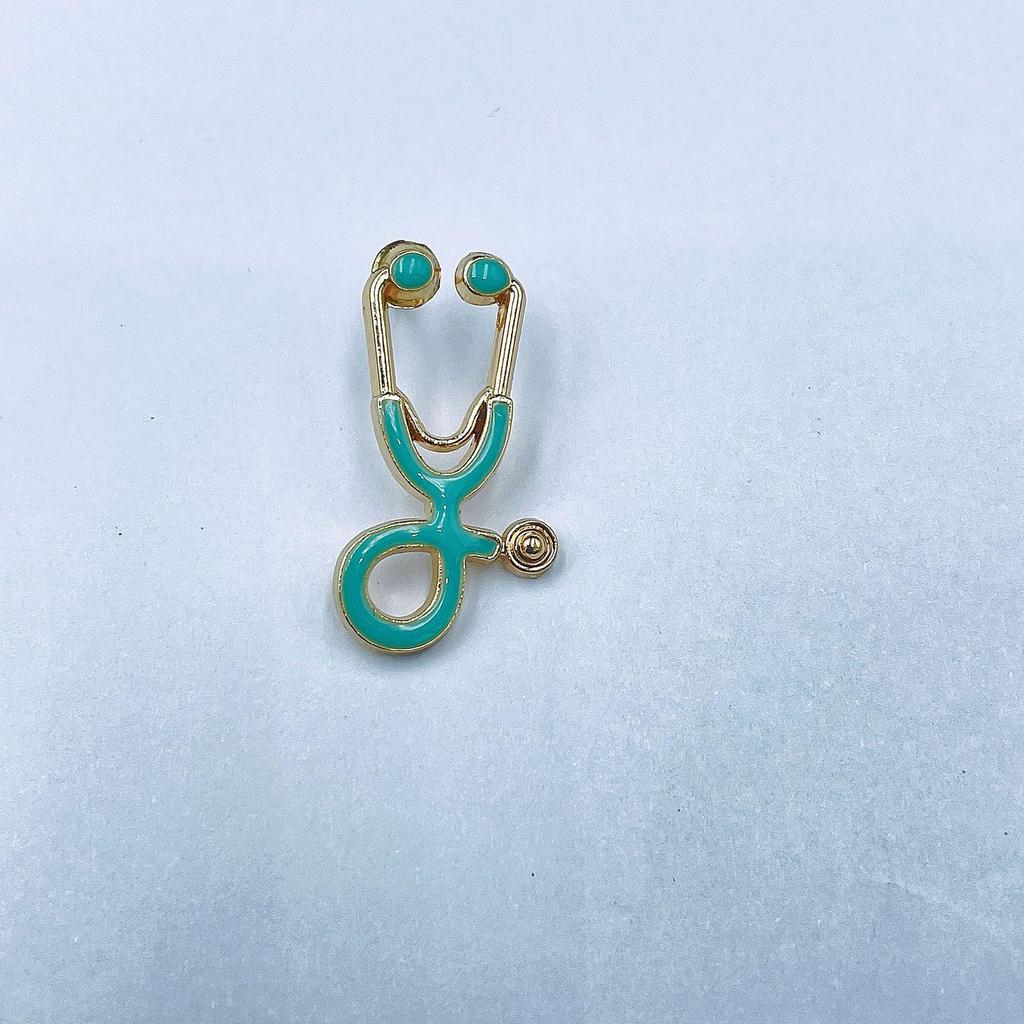 Broche de Estetoscopio de Doctor de Dibujos Animados - Joyería Creativa Europea y Americana