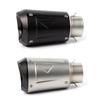Motorcycle Exhaust Pipe Universal 51mm 60mm for Racing tubo escape escapamento de moto CBR600F MT07 Z800 R6