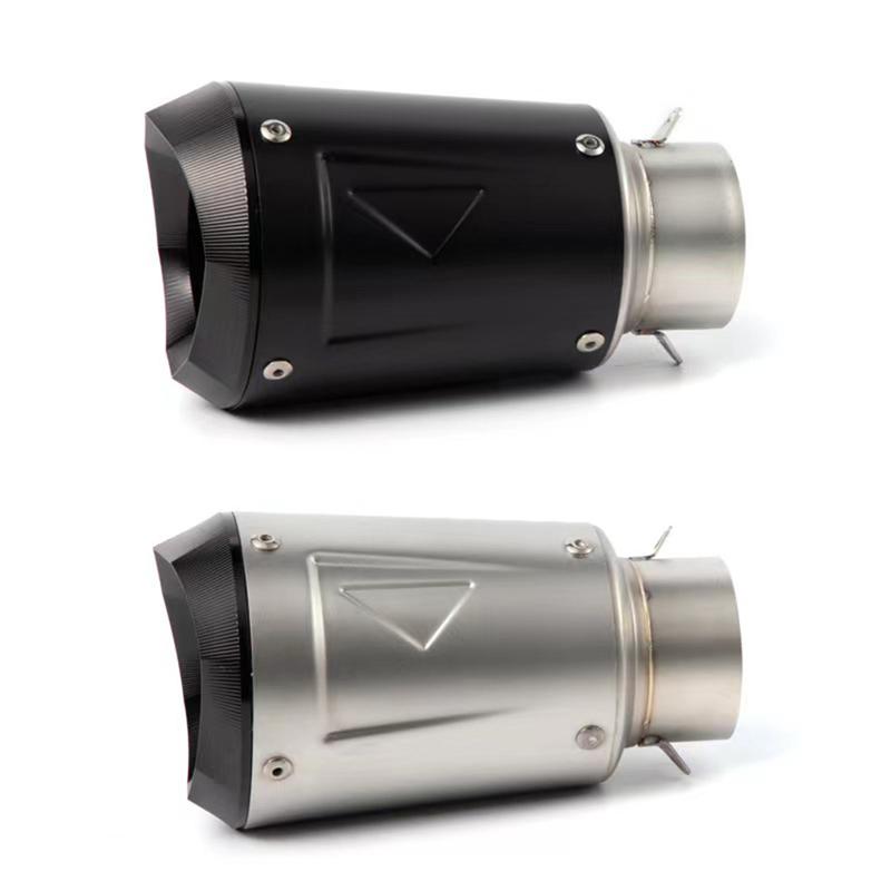 Motorcycle Exhaust Pipe Universal 51mm 60mm for Racing tubo escape escapamento de moto CBR600F MT07 Z800 R6