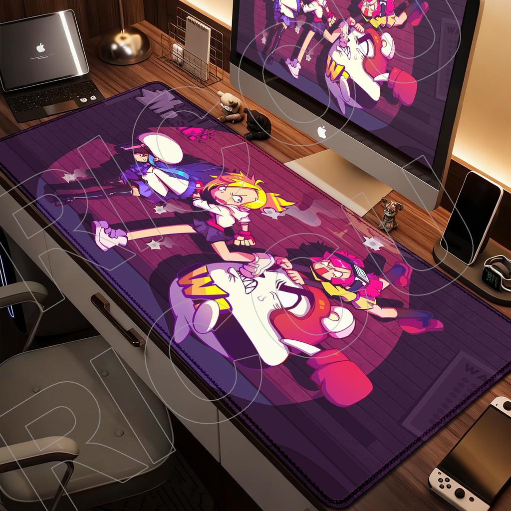 XXL HD-Druck Muse Dash Anime-Mädchen Mauspads Teppich Natürlicher Gummi Gaming 900x400mm Mauspads PC-Zubehör Schutz Schreibtischmatte