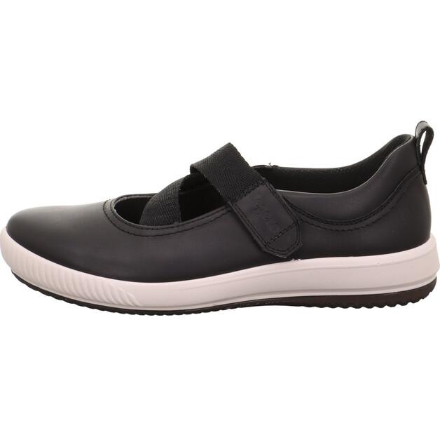 

Женские слипоны на липучке Legero Tanaro ballerina чёрные 0100 36