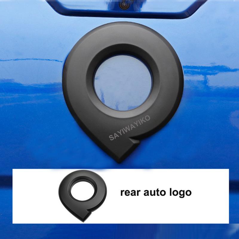 car styling fit for GWM Ute Pickup Matter Black Rear Trunk Door Handle Bowl Cover Trim for Great Wall POER Accessories