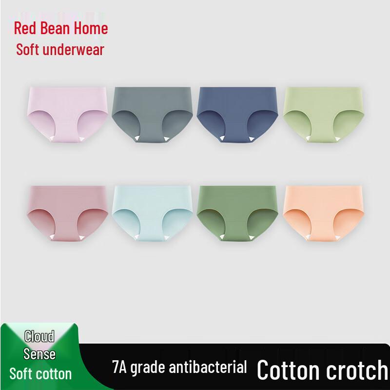 

Hodohome Women s Antibacterial Stretch Cotton Briefs 8-Pack L