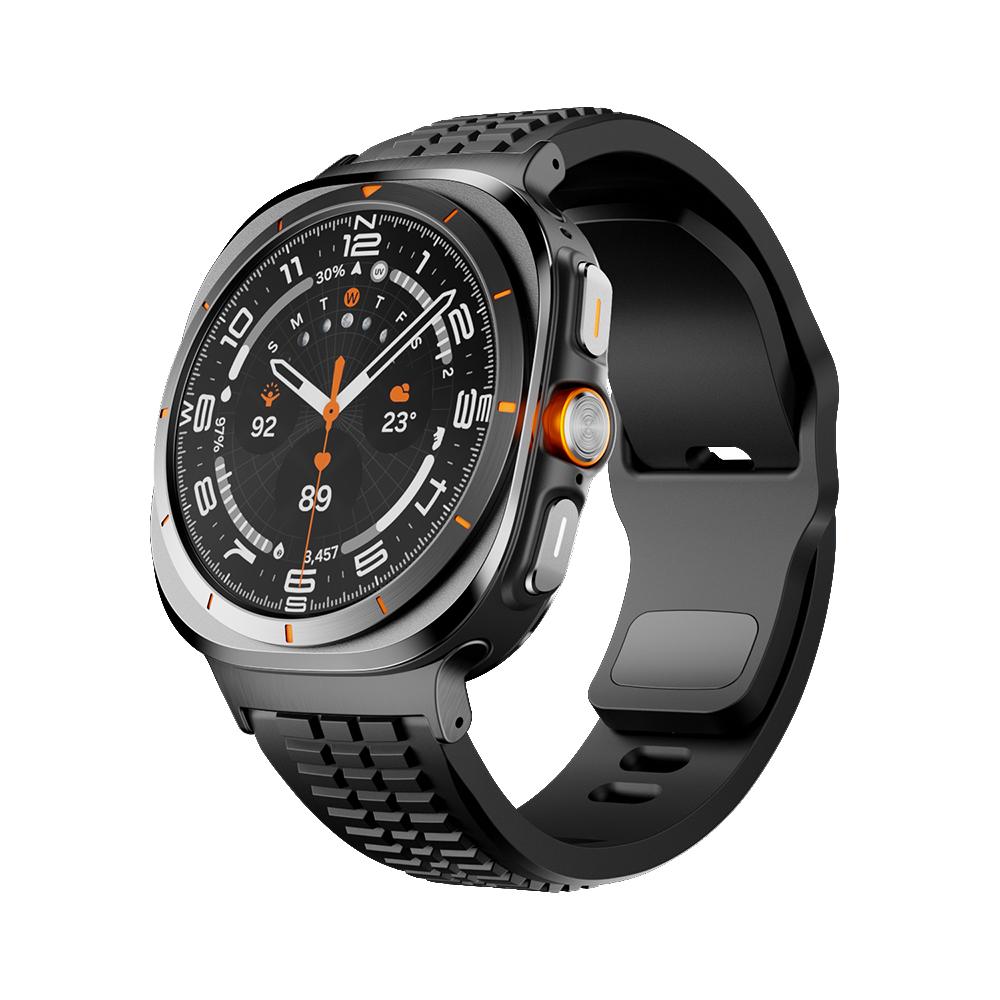 Sport Silicone Strap for Samsung Galaxy Watch Ultra 2025 Bracelet Men Wrist Band for Samsung Galaxy Watch Ultra 47mm 2024 Correa