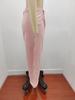 Women's High Waist Corduroy Straight-Leg Pants - Solid Color, European & American Style, Autumn 2025 Collection