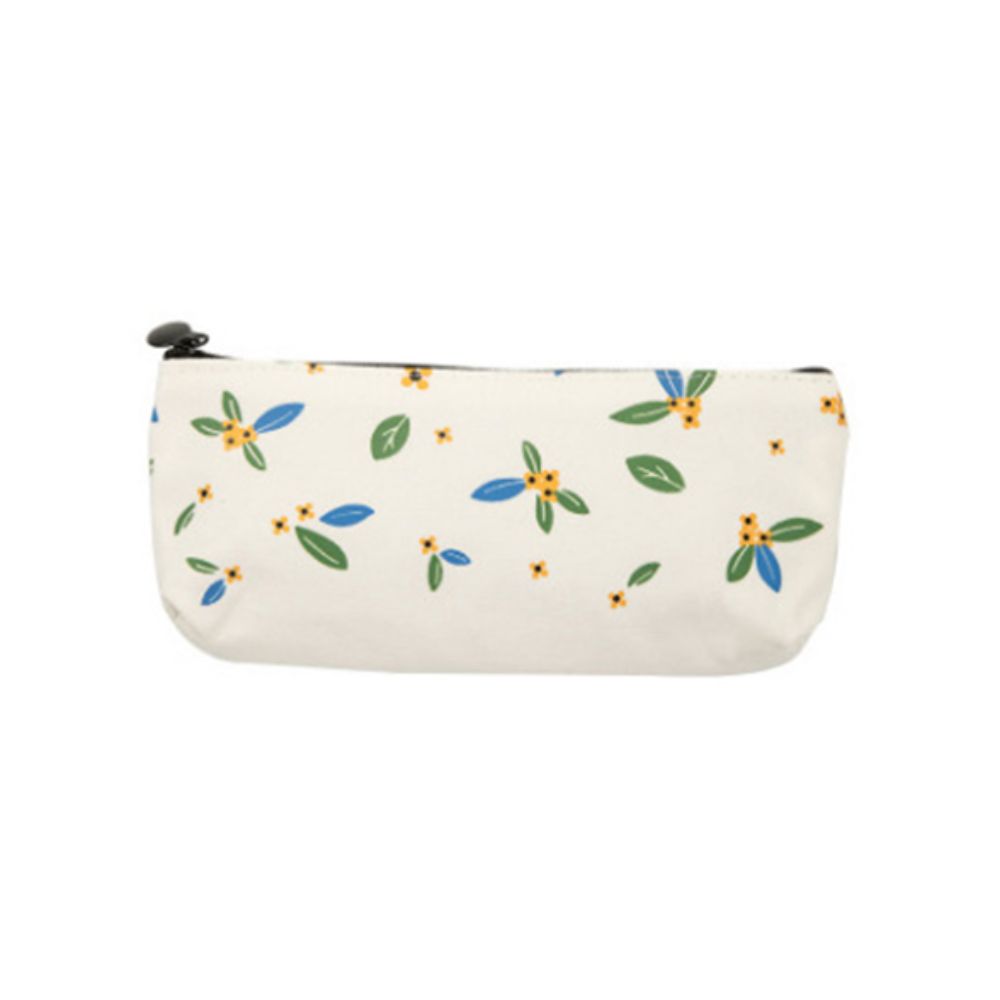 Flower Print Stationery Bag Multifunctional Pencil Case High Quality Pen Bag Students