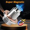M12*1.25 Stainless Steel Magnetic Oil Drain Plug (with Extra 4 Copper Gaskets), Oil Pan Drain Nut Bolt, Anti Leakage Seal Compatible with Most Cars,