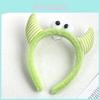 Cute Plush Children's Autumn And Winter Headband Horns Wash Face Headband Hair Accessories