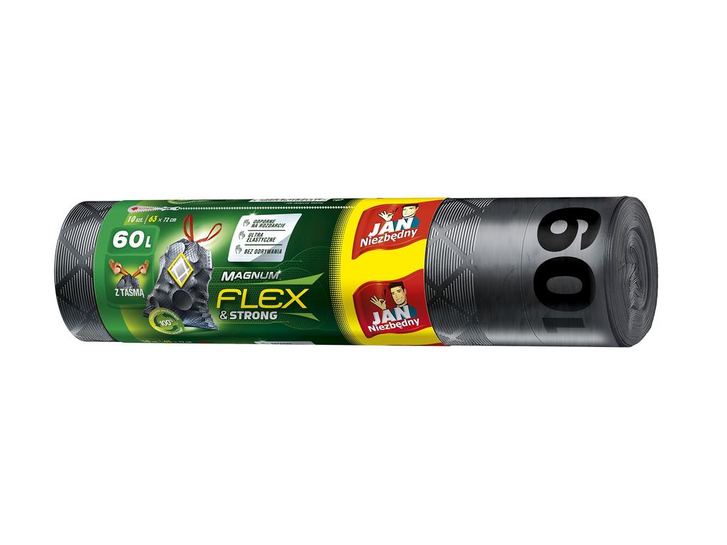 Sarantis Jan Niezbędny Worki Na Śmieci Magnum 60L/10Sztuk 1Op.-10Szt