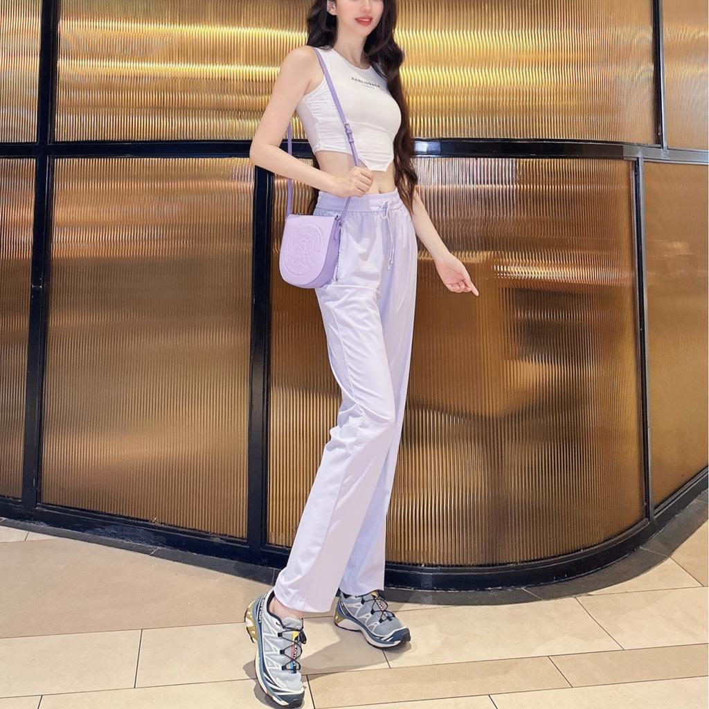 New Disney Stitch Series PU Handbag, Shoulder Bag Regular Women's Cherry Blossom Pink/Glacier Purple BMK-71594