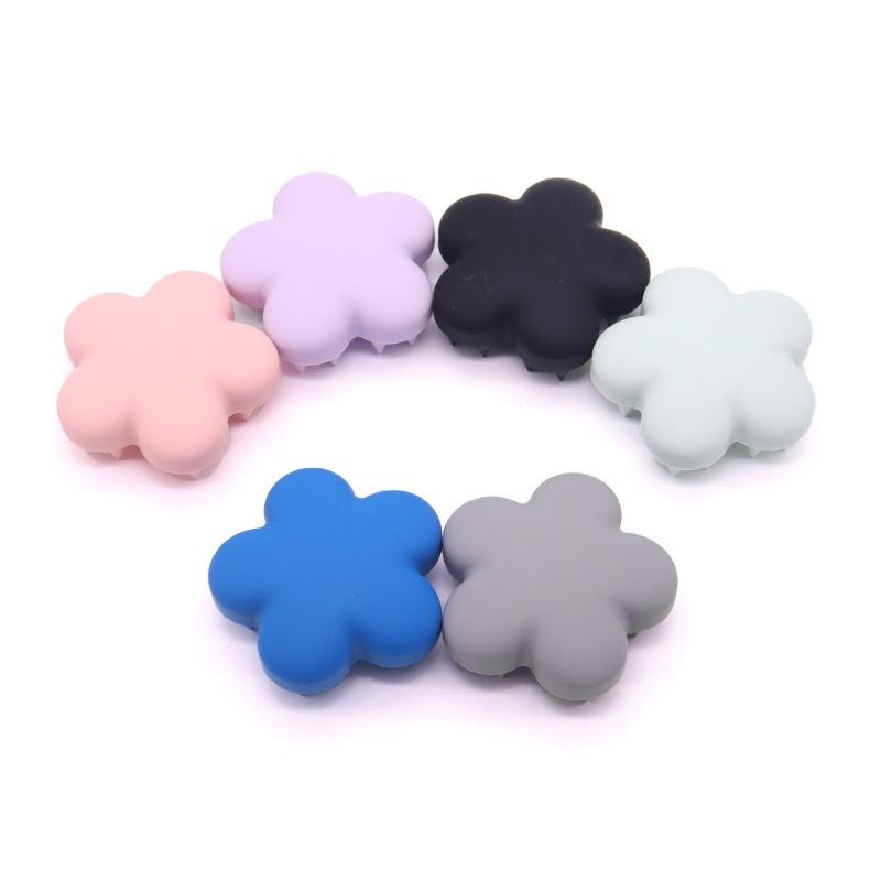 Silicone Pet Bath Brush - Gentle Massage for Dogs & Cats, Perfect Wet/Dry Use