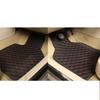 4Pcs Car Floor Mats Custom Front Rear Liner Auto Mat Carpets PU Leather Cushion