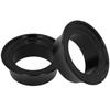2Pcs CNC Aluminium Alloy 15mm  Bicycle Taper Washer Bike Front Fork Conical Stem SpacersBlack