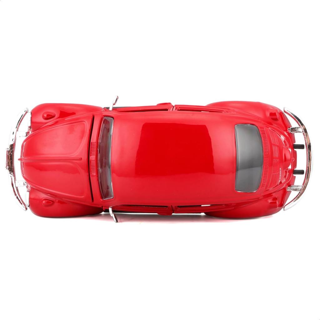 Volkswagen Beetle 1/24 Scale Diecast Model, Finished In Red (product Number 31926) [parallel Import]