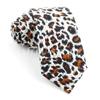 Men's Sexy 7cm Tie Leopard Fabric Ties Casual Fashion Party Cotton Necktie Shirt Accessories Gift For Wedding Vacation Cosplay