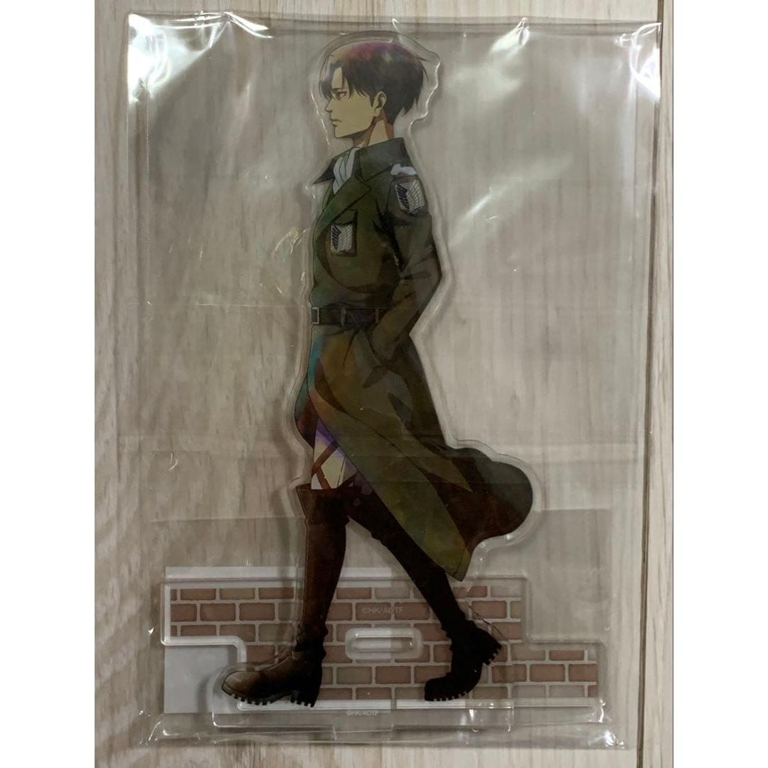 Used Attack on Titan Levi Winter Steps Colored Ver. BIG Acrylic Stand