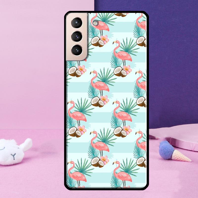 Summer Fruit Coconut Phone Case For Samsung Galaxy S25 S24 Ultra S9 S10 S20 S21 S22 Plus S23 FE S24 FE Cover