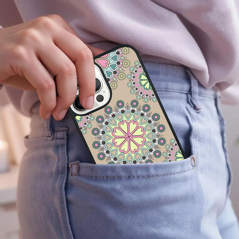 Indian Pattern Mandala Phone Case For iPhone 17 Air 15 16e 14 13 Pro Max Coque 12 11 Pro Max PLUS cover
