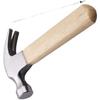 1PCS Multi Purpose Hammer Carbon Steel Head Rubber Smashing Walnut Round Head Wooden Handle Hammer Hand Tool