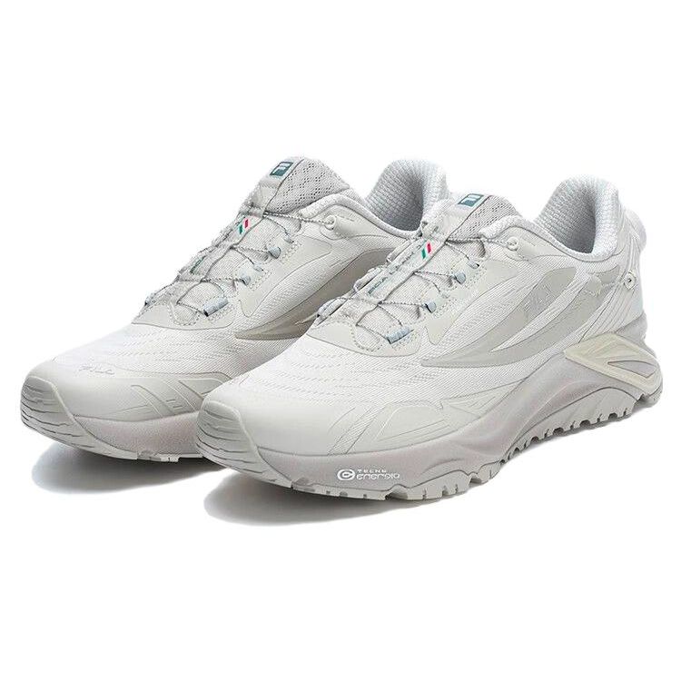 FILA Boa Lynx 1+ Fashion Comfortable Lightweight Synthetic Leather Low Top Running Shoes Men sneaker White A12M321206FMP
