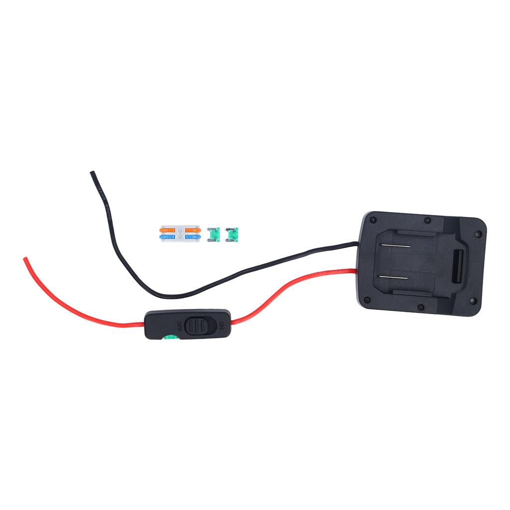 Elektrowerkzeug-Akkupadapter mit Sicherungsschalter-Drahtanschluss für PARKSIDE X20V TEAM 20V PAP20A1