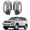 Carbon Fiber Rearview Mirror Cover with Light for 03-09 Prado 2700