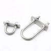 304 Stainless Steel Extended U-Shaped Screw/U-Shaped Pipe Clamp With Baffle/U-Shaped Bolt/Square Hoop/Horseback Hoop