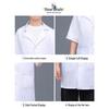 Children's Long Sleeve White Lab Coat Costume for Doctor or Nurse Role Play