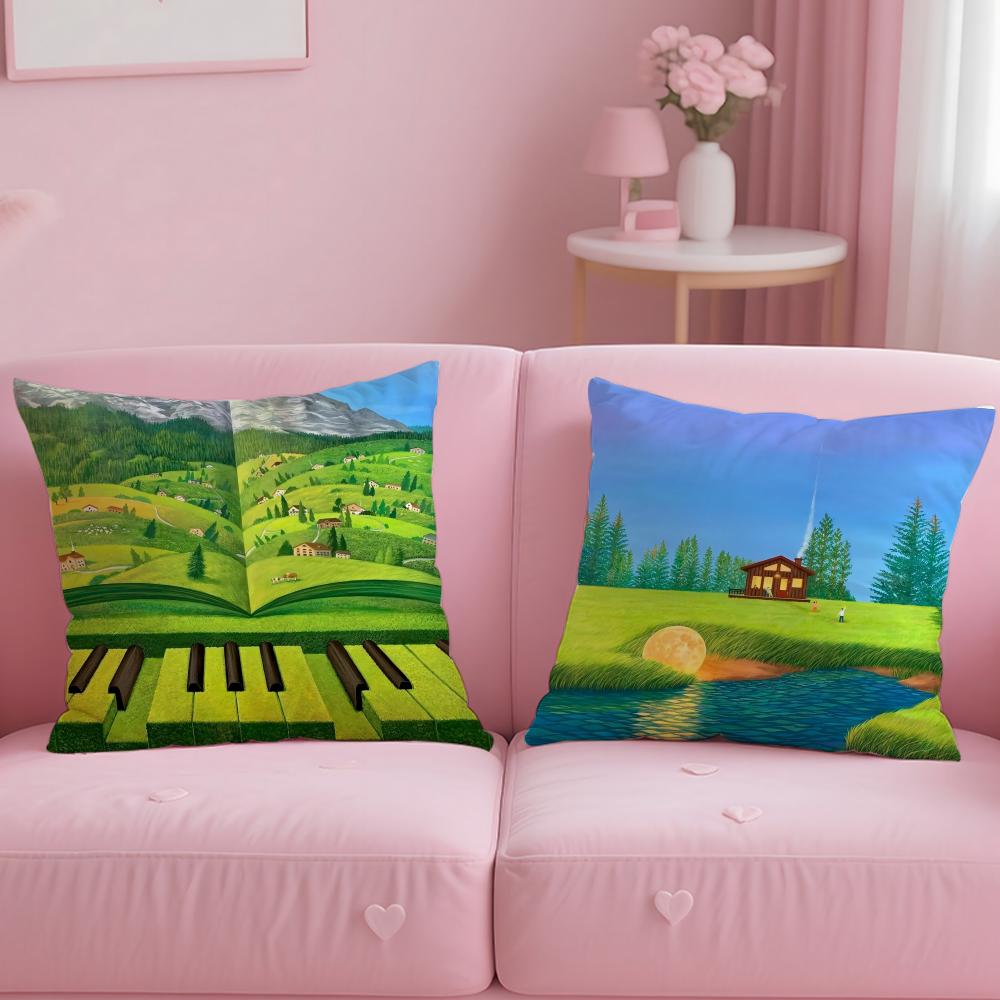 Popular Fashion Brand Mulgil Kim Cushion Cover Soft & Easy-Wash Pillow Case – Versatile For Couch, Bed, Travel And Office